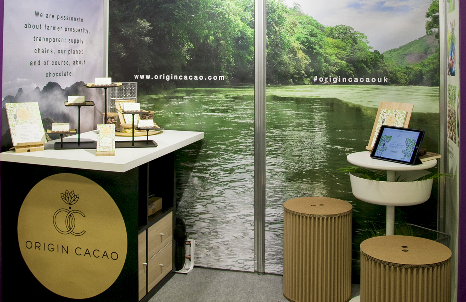 Chocolate Maker's Exhibition Stand in London